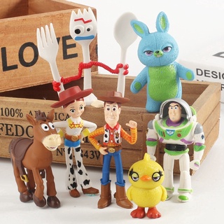 ۩☜✽ฟิกเกอร์ Story Buzz Lightyear Woody bulleye 7 ชิ้น