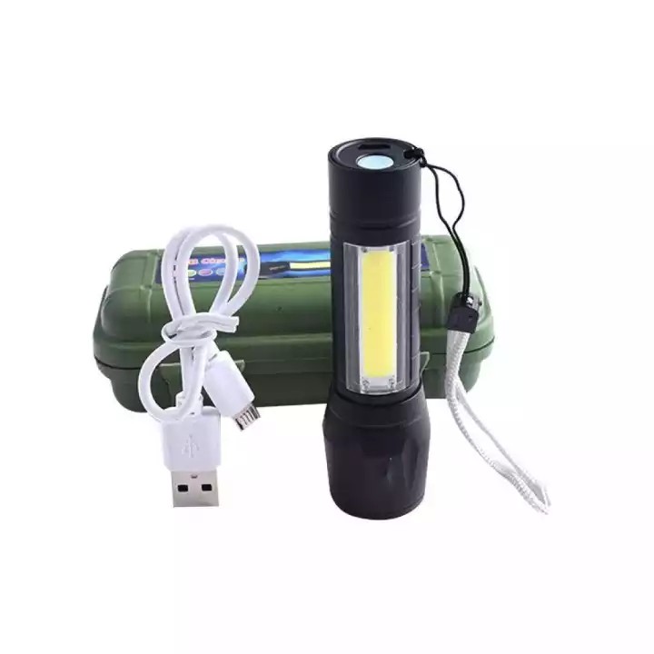 ภาพหน้าปกสินค้าไฟฉาย ไฟฉายแรงสูง ไฟฉายความสว่างสูง ชาร์จแบตได้ ปรับได้ 3 รูปแบบ LED Flashlight USB Charger รุ่น APL-511 จากร้าน super_seller555 บน Shopee