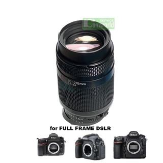 Nikon 70-210mm f4-5.6 AF NIKKOR lens for FULL FRAME DSLR เลนส์ สำหรับกล้องดิจิตอลฟูลเฟรม และกล้องฟิล์ม มือสองสภาพใสปิ๊ง