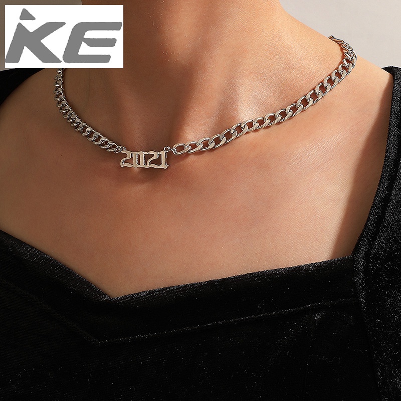 hip-hop-necklace-digital-chain-single-necklace-geometric-simple-clavicle-chain-for-girls-for