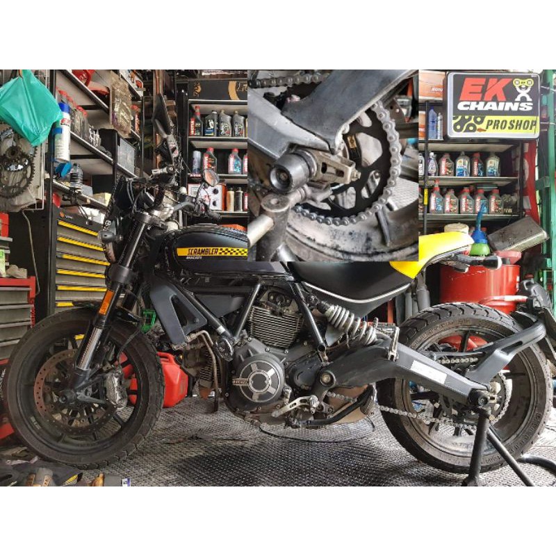 สเตอร์หลัง-ducati-monster821-scamble800-ขนาด-520-46ฟัน-ร้านโบ๊ทโซ่สเตอร์-อ่อนนุช