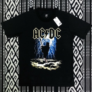 เสื้อยืดพรีเมี่ยม ACDC สําหรับผู้ชาย และผู้หญิง