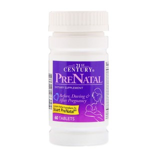 ภาพหน้าปกสินค้าบำรุงครรภ์ 21st Century, PreNatal, 60 Tablets ที่เกี่ยวข้อง