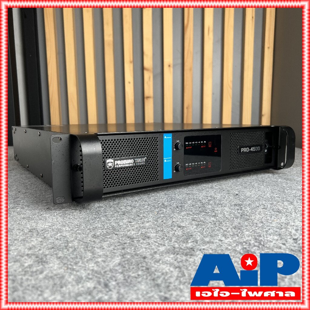 ฟรีค่าส่ง PROEUROTECH PRO4500 POWERAMP โปรยูโรเทค pro 4500 ขยาย ...