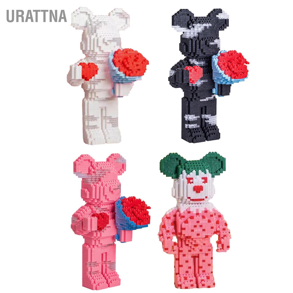 urattna-ของเล่นบล็อกตัวต่อ-รูปหมี-diy-สําหรับผู้ปกครอง-เด็ก-ผู้ใหญ่