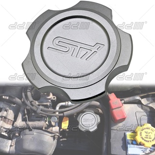 ฝาปิดถังน้ํามันเครื่องยนต์ อลูมิเนียมอัลลอยด์ สีเงิน สําหรับ Subaru Impreza WRX STI GC8 GDB