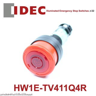 HW1E-TV411Q4R IDEC Illuminated Emergency Stop Pushbuttons IDEC AVN301NR IDEC สวิทช์ฉุกเฉิน IDEC สวิตช์ฉุกเฉิน IDEC