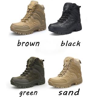 ภาพขนาดย่อของภาพหน้าปกสินค้ารองเท้าบู๊ทส์หนังสไตล์ทหาร 39-46 army boots รองเท้าทหาร รองเท้าคอมแบท รองเท้า รด รองเท้าจังเกิ้ล แบบมีซิป​ใจ จากร้าน oweecglefv บน Shopee ภาพที่ 6
