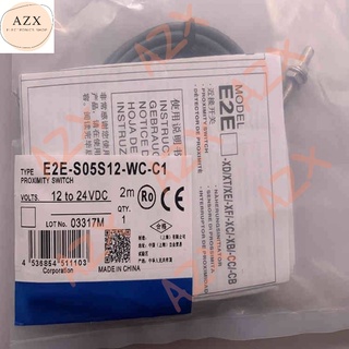 พร้อมส่ง E2E-S05S12-WC-C1 M5 12-24 VDC 3-wire NPN NO 1mmสินค้าพร้อมส่งในไทย ราคา550฿