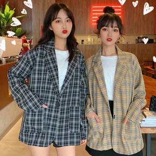 🔥Hot Sale เสื้อเบลเซอร์ผู้หญิง 2020 ฤดูใบไม้ร่วงใหม่เก๋ไก๋เวอร์ชั่นเกาหลีหลวมแขนยาวตาข่ายสีแดงอารมณ์ชุดสูทขนาดเล็ก