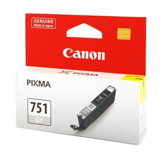 Canon CLI-751gy Gray ตลับหมึกแท้ศูนย์คุณภาพ100% Canon PIXMA IX6770/6870/IP8770/7270, MG5570/5470/6470/6370/7170, m