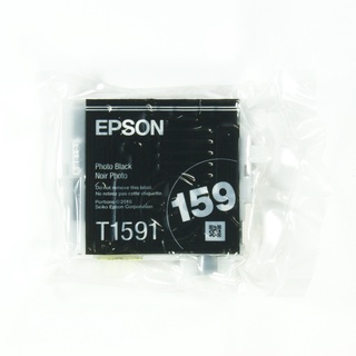 Epson R2000 Ink Cartridge -T1591 Photo Black (C13T159190) No Retail Box ตลับหมึกแท้เอปสัน R2000 หมึกเคลือบเงา