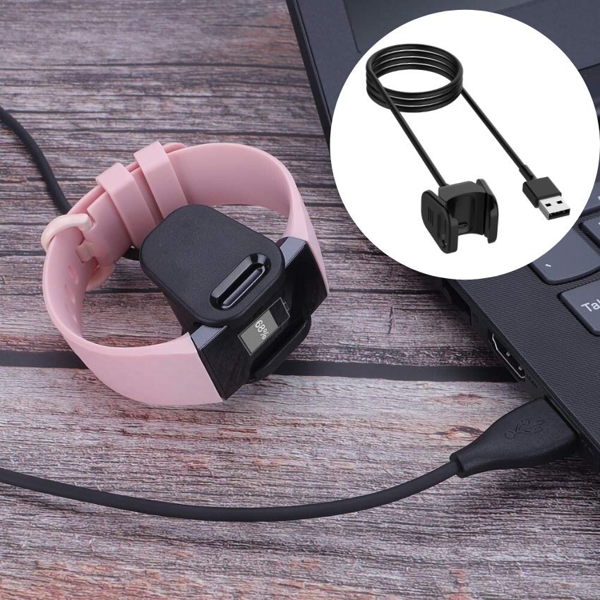 Correa Compatible Con Fitbit Charge 3 & 4 22,6mm Marrón