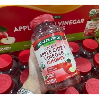 Apple Cider Vinegar  แบบ Organic  ปริมาณ 500 mg มี 120เม็ด💯✅