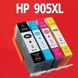 HP 905XL หมึก HP 905 สีดำ HP905XLตลับหมึกสำหรับ hp Officejet 6950 6960 6961 6963 6964 6965 6971 6974 6975 6966 6968