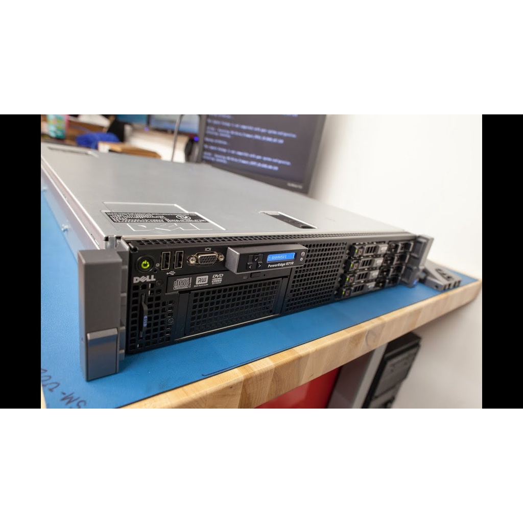 คอม Dell PowerEdge R710 Server เซิร์ฟเวอร์ CPU E5620 x2 Ram 16 GB SAS ...
