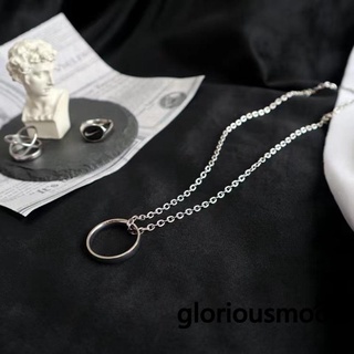 ภาพหน้าปกสินค้าGloriousmoon- สร้อยคอโซ่เงิน จี้แหวนแฟชั่น เครื่องประดับผู้ชาย สุดเท่ ที่เกี่ยวข้อง