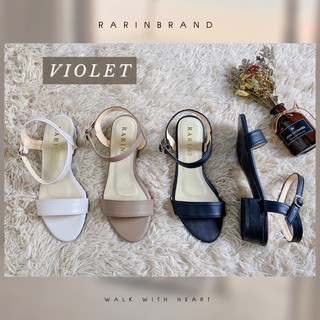 ภาพหน้าปกสินค้าrarin [ Violet ] 36 - 41 รองเท้ารัดส้น 1 นิ้ว หนังนิ่ม ใส่สบาย เดินได้ทั้งวัน ที่เกี่ยวข้อง