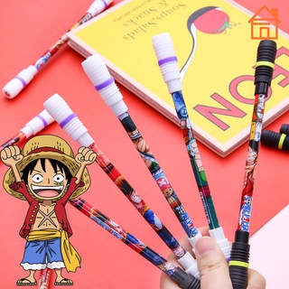 ปากกาสปินนิ่ง One Piece เครื่องเขียน / หมุนปากกามันนิ้วมือยืดหยุ่นนักเรียนดินสอโรงเรียนเด็กของขวัญปากกาสมดุล