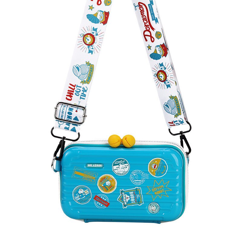 rock-doraemon-กระเป๋าเก็บของความจุขนาดใหญ่-blue-doraemon-small-satchel-storage-bag