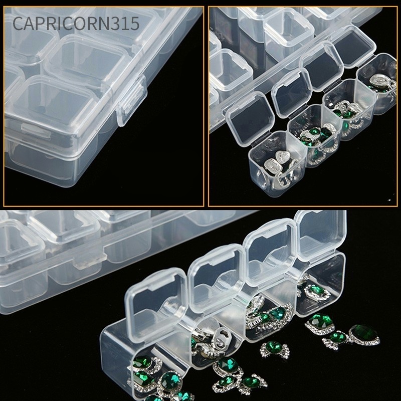 capricorn315-กล่องพลาสติก-56-ช่อง-สําหรับใส่เครื่องประดับ-ตกแต่งเล็บ