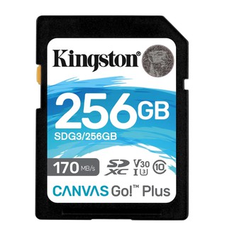 ภาพหน้าปกสินค้าKINGSTON 256 GB SD CARD (เอสดีการ์ด)  CANVAS GO PLUS (SDG3/256GB) ที่เกี่ยวข้อง