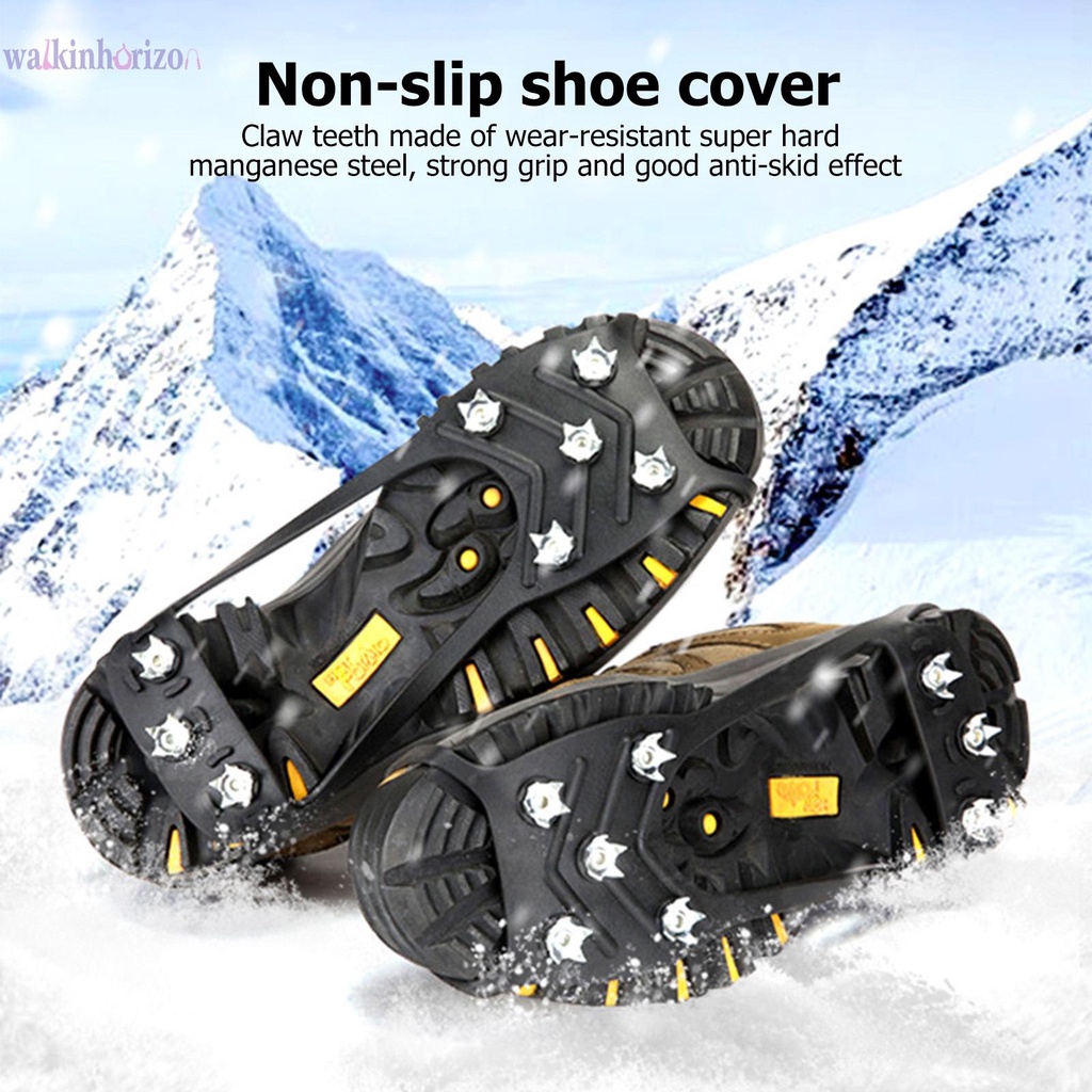 ภาพสินค้าWa-8 คลีทรองเท้า กันลื่น สําหรับเดินบนน้ําแข็ง หิมะ จากร้าน walkinhorizon.th บน Shopee ภาพที่ 2