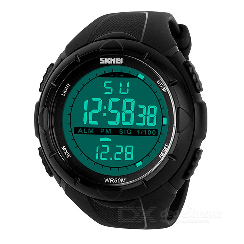 ภาพหน้าปกสินค้าSKMEI Men's Digital Display Digital นาฬิกาทรงสปอร์ต - Black จากร้าน topdeals.th บน Shopee