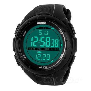 ภาพขนาดย่อของภาพหน้าปกสินค้าSKMEI Men's Digital Display Digital นาฬิกาทรงสปอร์ต - Black จากร้าน topdeals.th บน Shopee