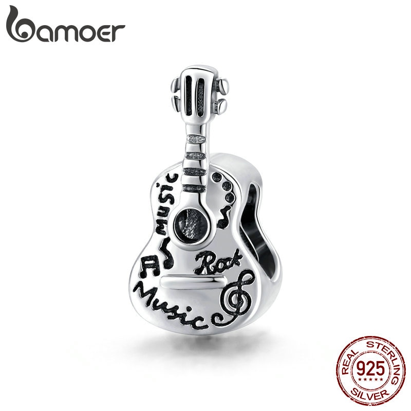 bamoer-925-sterling-silver-retro-charm-for-original-bracelet-amp-bangle-vintage-simple-guitar-charms-jewelry-diy-bracelet-scc1708