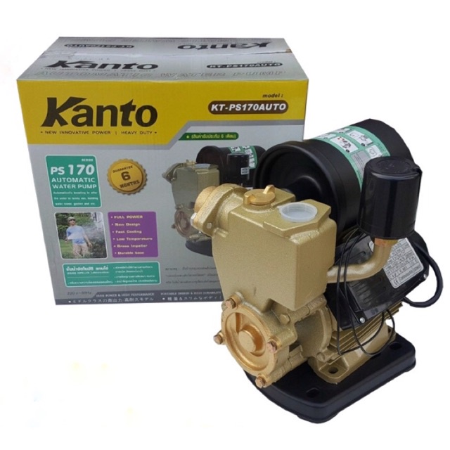 ปั้มน้ำอัตโนมัติรุ่น-kt-ps-160-auto-kanto-ใบพัดทองเหลืองแท้