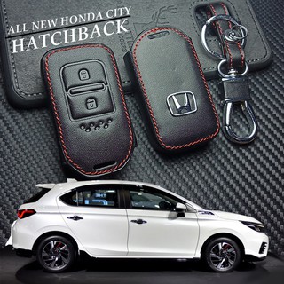 ภาพขนาดย่อของภาพหน้าปกสินค้าHonda ซองกุญแจ หนัง ฮอนด้า ซิตี้ 2ปุ่ม city hatchback 5ประตู All New City 2020 2021 2022 sport rs turbo 1.0 S+ SV RS CVT จากร้าน jzoverz บน Shopee