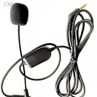 Cre VoIP สายเคเบิ้ลหูฟัง พร้อมไมโครโฟน สําหรับ Boompro Gaming Headset V-MODA Crossfade M-100 LP LP2 M-80