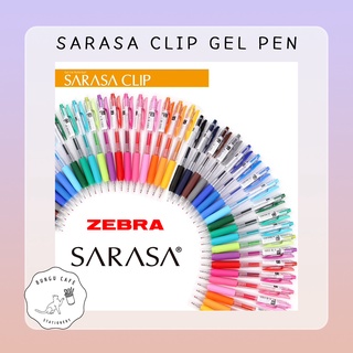 Zebra SARASA Clip Gel Color Pen 0.7-1.0 mm. // ปากกาเจล ซีบร้า ซาราซา คลิป ปากกาเจลสีสันสดใส ขนาด 0.7-1.0 มม.