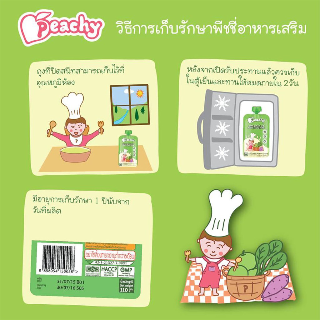 ภาพหน้าปกสินค้าโปรแรง 7แถม1+ช้อน*/ 21แถมชุดชามดูดช้อน Peachyพิชชี่ อาหารเสริมสำหรับเด็กเล็ก อาหารเด็กพิชชี่ อาหารเด็กพกพา 6m-3y จากร้าน littlershop บน Shopee