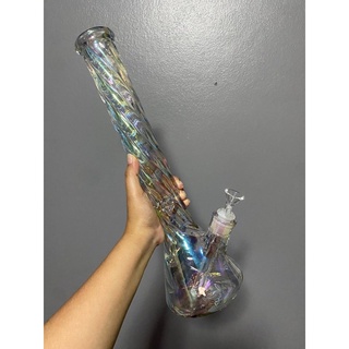 Twisted Glass Bong บ้อง 41 cm. 5 mm glass thickness. Premium Quality☘️🔥
