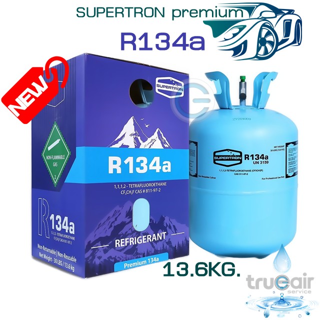 น้ำยาแอร์ R134a SUPERTRON premium 13.6Kg. แบรนด์เดียวกันมาตฐาน ผลิต ...