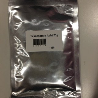 ภาพหน้าปกสินค้าTranexamic acid 25 g  002378 สินค้าเป็นวัตถุดิบเครื่องสำอางค์ ที่เกี่ยวข้อง