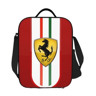 【พร้อมส่ง】 Ferrari กระเป๋าใส่กล่องอาหารกลางวัน มีฉนวนกันความร้อน เป็นมิตรกับสิ่งแวดล้อม สําหรับปิกนิก