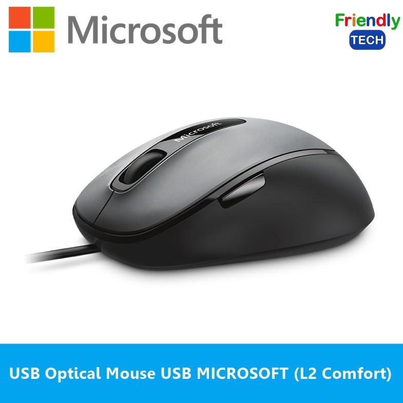 USB Optical Mouse USB MICROSOFT (L2 Comfort) '4FD-00027' | Shopee Thailand