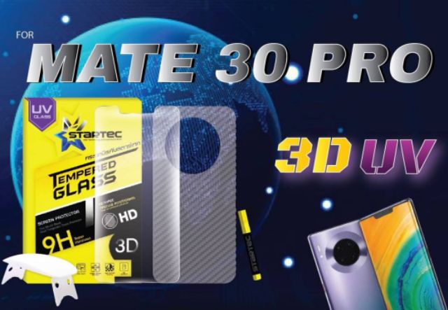 ฟิล์มกระจกกาว-uv-huawei-mate30-pro-startec-ติดง่ายภาพสวยคมชัด-ติดแน่นไม่มีฟองอากาศ-ทัชลื่น-สแกนนิ้วได้ชัวร์