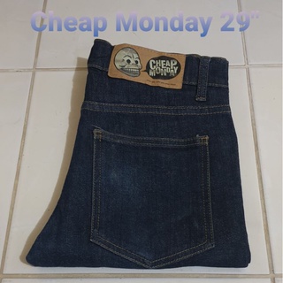 ยีนส์ใหม่ ยี่ห้อ cheapmonday เอว 29 นิ้ว