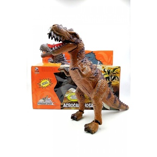 หุ่นยนต์ ไดโนเสาร์จำลอง T-Rex เดินได้ DINOSAUR CENTURY ของเล่นเด็ก มีเสียง มีไฟ สำหรับเด็กอายุ3ขวบ ไดโนเสาร์ของเล่น