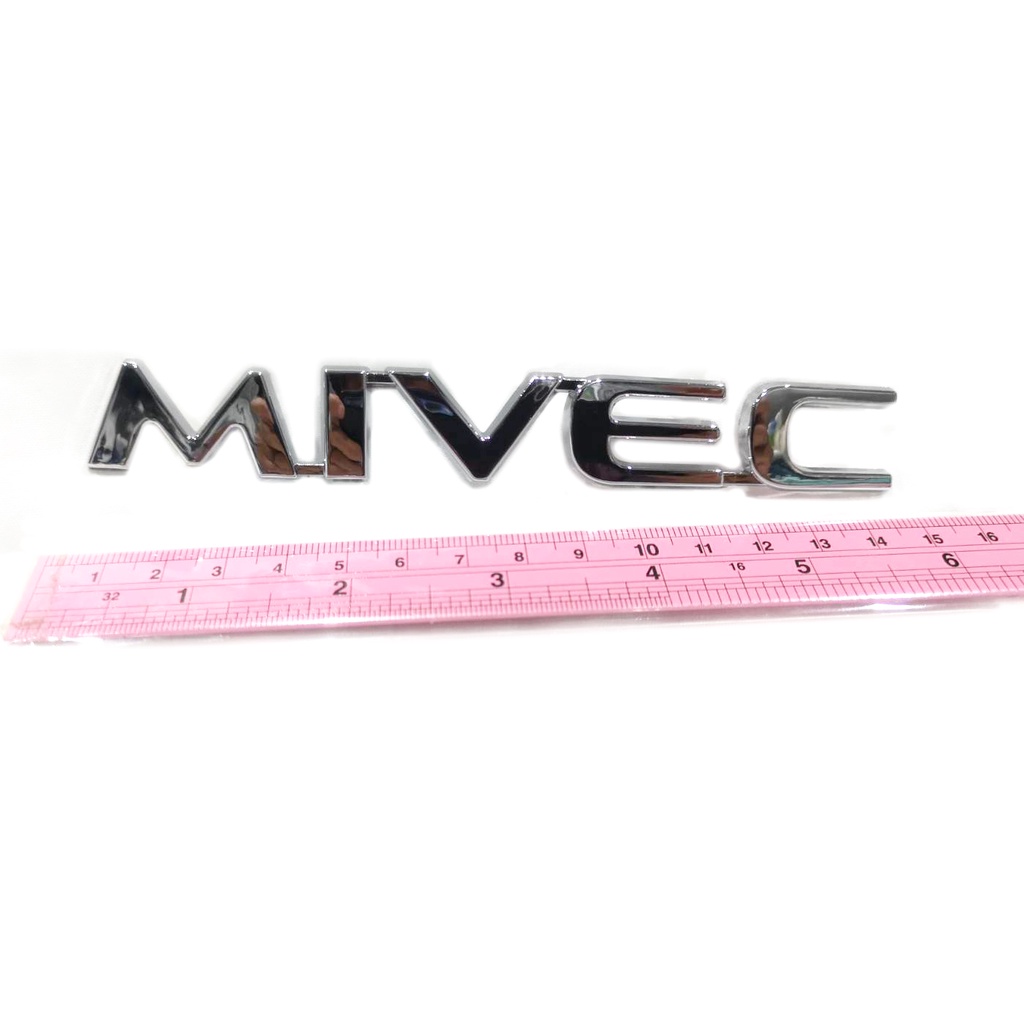 logo-mivec-โลโก้-mivec-ใส่-mitsubishi-ชุปโครเมี่ยม-ชุปโครเมี่ยม-1ชิ้น-mitsubishi-pajero-triton-2-4-ประตู-มีปลายทาง