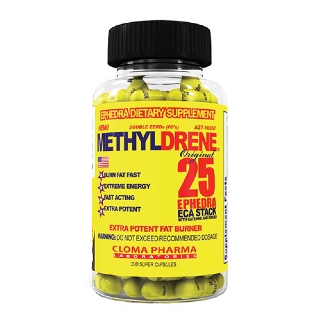 ภาพหน้าปกสินค้าCloma Pharma MethylDrene 25 - 100 แคปซูล - เบิร์นไขมันขั้นเทพ จากร้าน fitandfirst บน Shopee