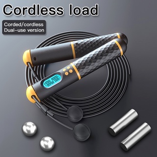 NEW Rope to jump 2 In 1 with digital count Calories rope to jump wireless Fitness for weight loss training at home