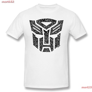 mort152 New Autobots Homme T-Shirt Transformers Science Fiction Action Film Tees Pure Cotton Oversized Short Sleeve disc