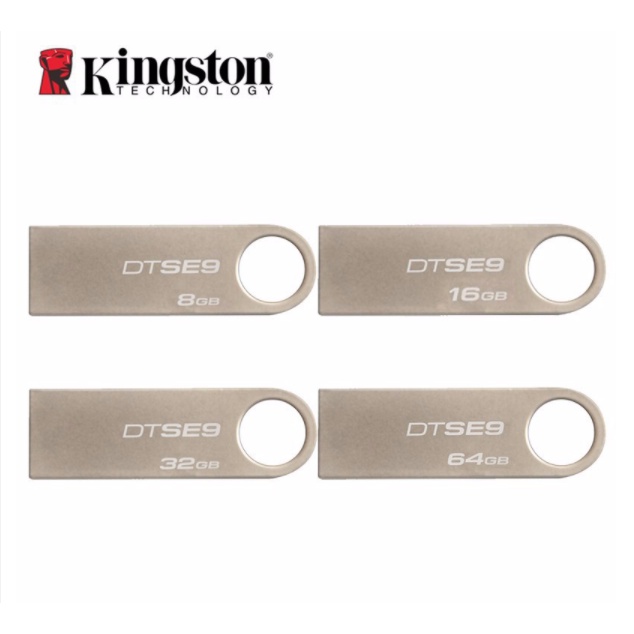 ภาพหน้าปกสินค้าOriginal Kingston USB Data Traveler 8GB 16GB 32GB 64GB 128GB 256GB Metal Waterproof USB 2.0 Flash Drive จากร้าน looka_qa บน Shopee