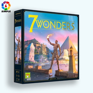 สินค้า 7 Wonders เกมกระดาน (ฐานเกม) - New Edition | Family Game | Civilization And Strategy Game