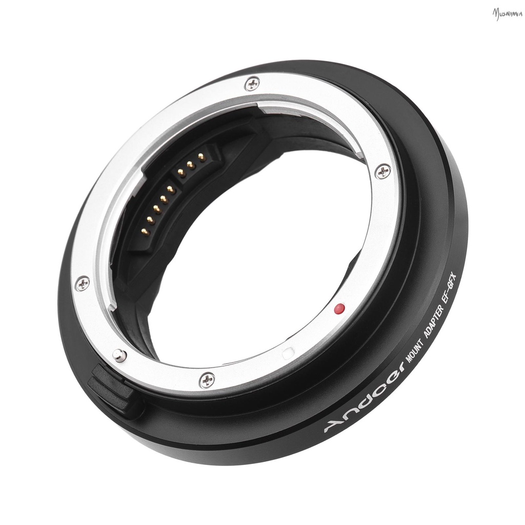 ภาพหน้าปกสินค้าAndoer EF-GFX Camera Lens Adapter Ring Auto Focus Replacement for EF-mount Lens to FujiFilm GFX-mount MED-format Cameras GFX100 GFX50S GFX50R จากร้าน muswanna.th บน Shopee